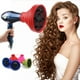 thumbnail image 3 of Difusor de pelo plegable azul de silicona, ajuste universal, boquilla de 4–5 cm para pelo rizado, portátil para viajes, peluquería y secador de pelo doméstico, 3 of 5