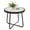 Ceramic Tile, variant on BOBOKY Outdoor Side Table, 20-inch Small Round Steel End Table with Ceramic Tile Top, Great for Patio Porch Garden Balcony