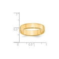 thumbnail image 3 of 14k Yellow Gold 5mm Flat with Step Edge Wedding Band Size 7, 3 of 4