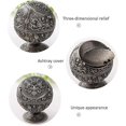thumbnail image 4 of Retro Creativity Windproof Ashtray With Lid For Cigarette Metal Portable Cigar Ashtray Odor Eliminator Outdoor Indoor, 4 of 4