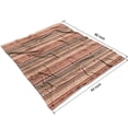 thumbnail image 4 of Brown Geometric Striped Pattern Blanket,Comfortable Soft Flannel Throw Blanket,All Season,Warm Lightweight Blankets for Sofa Bed Couch Living Room Chair,50"x60", 4 of 4