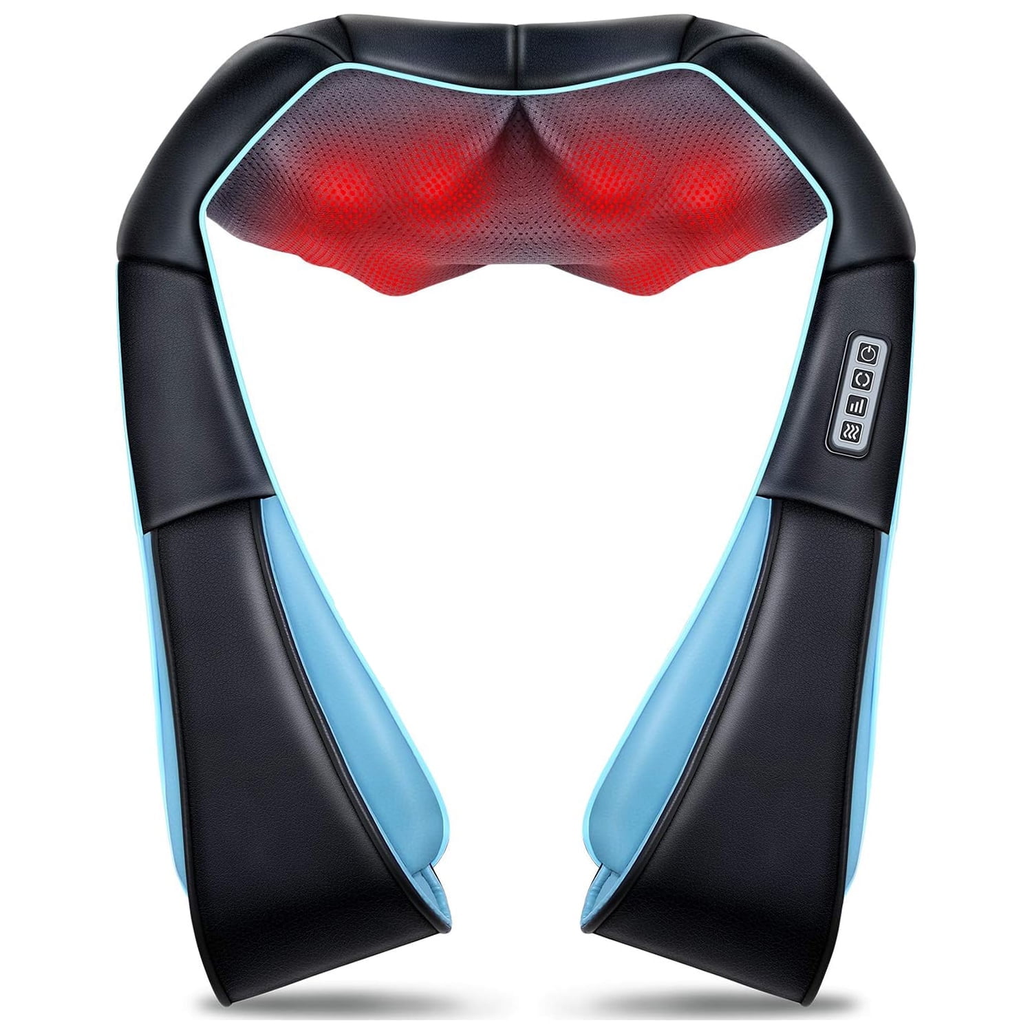 BN-LINK Neck Massager & Back Massager with Soothing Heat,Three Gears, Electric Deep Tissue 3D Kneading Massager for Shoulder, Leg, Full Body Muscle Pain Relief, Office and Home Use