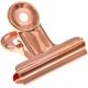 thumbnail image 1 of Clip grande con bisagras de oro rosa, 10 Uds., soporte para fotos de mochila escolar Bulldog de Metal de acero inoxidable de 2 pulgadas, bolsa de refrigerio, suministros de oficina (50mm), 1 of 5