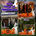 thumbnail image 6 of imerelez 8FT Long Halloween Inflatables Pumpkins Ghost Outdoor Decorations, Blow Up Yard Decoration with Built-in LEDs Lighted for Lawn Garden Outside Indoor Decor, 6 of 9