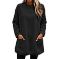 thumbnail image 4 of Enjoytime Crew Neck Sweatshirts Women Long Sleeve Casual Pullover Long Sweatshirt Trendy Fall Winter Plus Size Clothes, 4 of 8