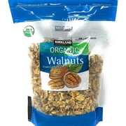 Angle View: Kirkland Organic Walnuts - 1.7lb