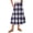 Purple, variant on Delconic Women Plaid Drawstring Waist Tiered Maxi Skirt with Pockets Casual Loose Fit A Line Long Skirt for Everyday Wear Saffron S