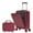 Red + ABS, variant on LANKANG Hard Surface Two In One Travel Bag Collection Quick Access Front Compartment Smooth Glide Casters