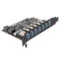 thumbnail image 4 of 7 Port PCIE Expansion Card, Easy Access High Speed Transmission PCI Express Expansion Card Easy Operation  For HDD, 4 of 8