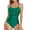 Green, variant on Savings Clearance 2025! asdoklhq Tummy Control Swimsuits for Women,Bikini With Chest Pads Without UnderwireStrap Swimsuit Beach