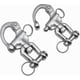 thumbnail image 1 of Stainless Steel Quick Release Snap Shackle for Sailboats, Rotatable Design, 2 Pack, 1 of 5