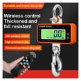 thumbnail image 3 of 1500kg/1000kg/500kg Digital Hanging Scale Crane Scale with 65ft Remote Control Heavy Duty Dimmable LCD Industrial Hook Scales ,Reliability, 3 of 7