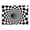 002, variant on 5'x7' Black White Checkered 3D Curved Sinkhole Optical Illusion Area Rug Abstract Geometric Printed Bed Room Home Carpet Non-Slip Floor Mat