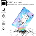 thumbnail image 3 of Slim Fit Case for Amazon Kindle Fire HD 10.1" 11th Gen(2021), Fire HD 10 Plus Cover, Allytech PU Leather Shock-Absorption Adjustable Stand Auto Wake Sleep Smart Case and Cover, Rainbow Unicorn, 3 of 7