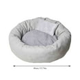 thumbnail image 3 of Darzheoy Calming Dog Bed Washable, Cozy Soft Round Dog Bed, Donut Dog Bed, Round Pet Bed, 3 of 8