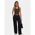 thumbnail image 6 of Women's Double Lined Halter Tank Tops Backless Going Out Tops Casual, 6 of 7