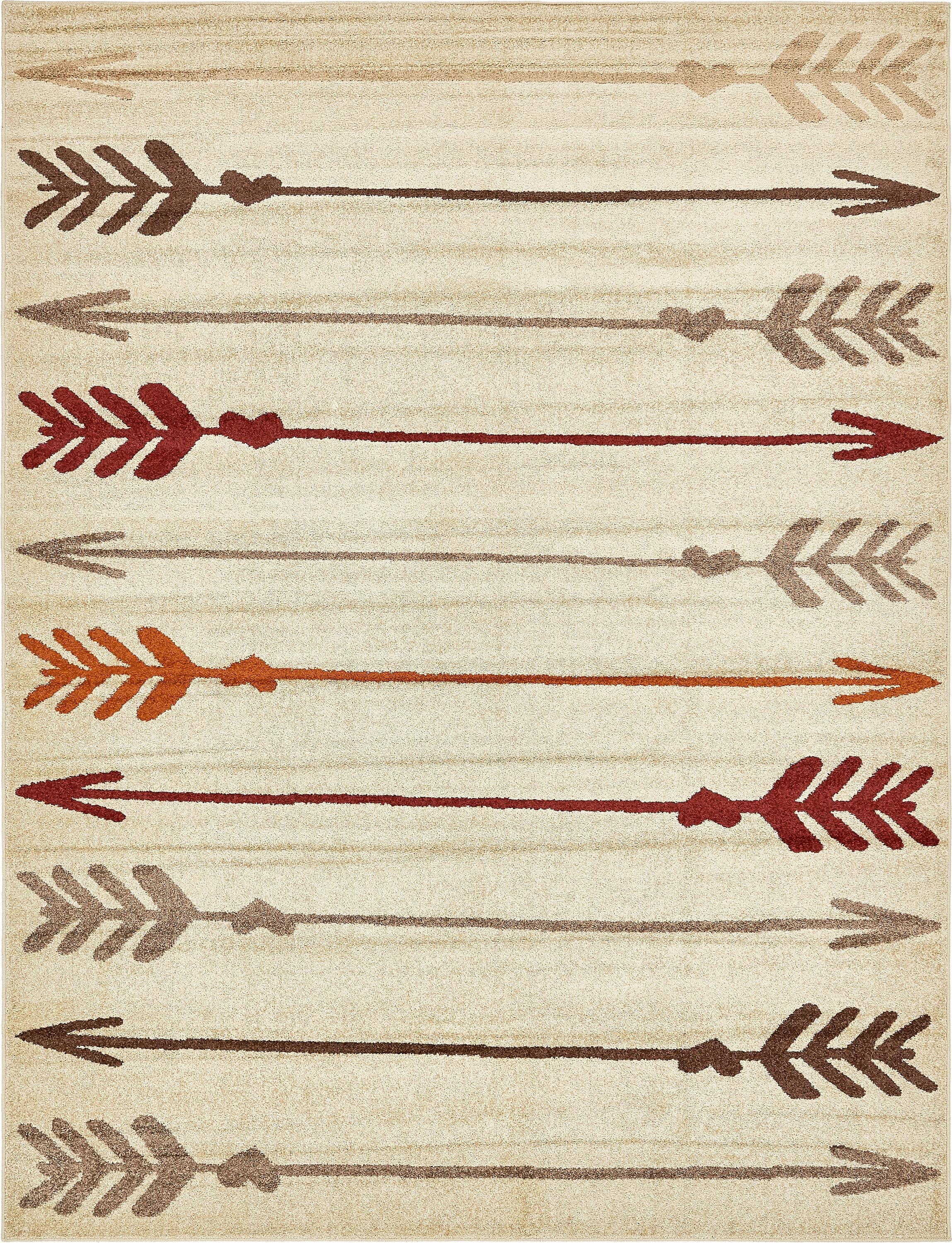 Unique Loom Arrow Autumn Modern Southwestern Area Rug or Runner