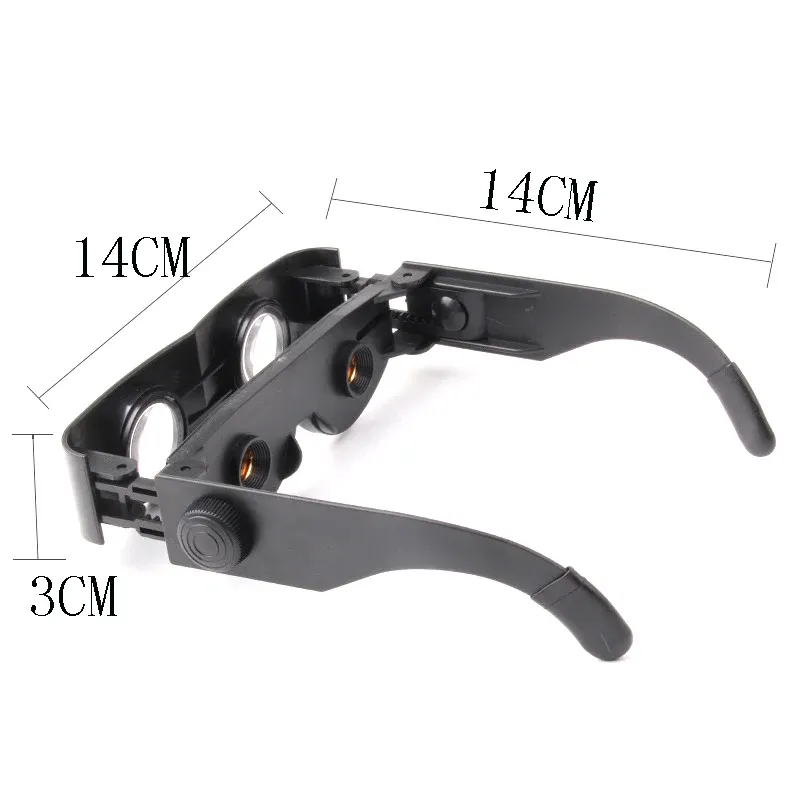 Glasses Fishing Focus Adjustable Professional Binoculars Telescope Magnifier Glasses Hands-Free Wearable For Theater TV Sight