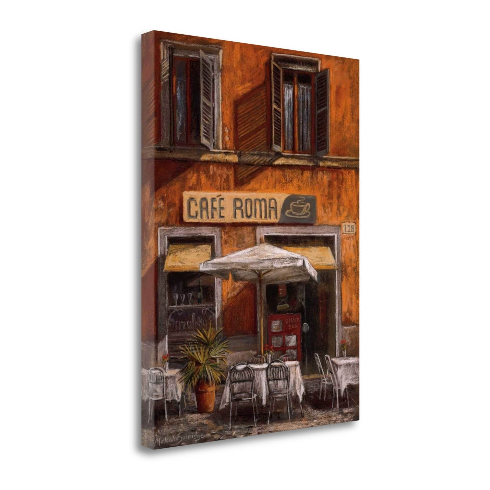 Cafe Roma By Malcolm Surridge Wall Art - Walmart.com
