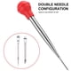 thumbnail image 5 of Carne Baster Inyector De Carne De Acero Inoxidable Jeringa De Adobo Útil Kit De Jeringa De Alimentos Multifuncional Inyector De Alimentos De Sabor Para Cocinar Adobo De Carne Yuarrent HA027130-01, 5 of 7