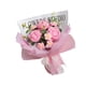 thumbnail image 4 of Ramo de flores de ganchillo hecho a mano, ramo de flores artificiales de punto para festival, Rosa, 4 of 9