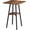 Rustic Brown + Black, variant on Bar Table, 2-Tier High Top Pub Table, Counter Height Table with Storage, Small Kitchen Dining Table, 36.6" High Bar Table for Living Room Party, Easy to Assemble, Rustic Brown BF51BT01