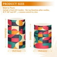 thumbnail image 6 of Yayeee Flameless Candles with Remote Flickering Battery Operated Multi Color Changing, Retro Geometric, 6 of 7