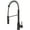 Matte Black, variant on Olympia Faucets K-5090-MB I2v 1.5 GPM Single Hole Pre-Rinse Kitchen Faucet - Black