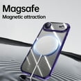 thumbnail image 6 of Magnetic Stand Case Compatible with iPhone Air, Rotatable Flexible Ring Holder Phone Cover for Men Women | Compatible with MagSafe | Shockproof & Anti-scratch | Anti-Yellowing,Darkpurple, 6 of 7