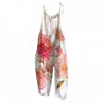 thumbnail image 1 of TIMIFIS Combinaison Femme Décontractée Imprimé Floral Sans Manches Bretelles Spaghetti Pantalon Grand, 1 of 3