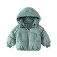 thumbnail image 3 of BULLPIANO 1-6T Boys Girls Winter Fleece Jackets Snowsuit Coats Hoods Windproof Warm Padded Puffer Outerwear, 3 of 8