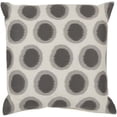 thumbnail image 3 of Surya Surya Pillows Area Rug AR092 Papyrus/Orange-Red Polka Dot Rings 22" x 22" Square, 3 of 3