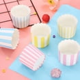 thumbnail image 4 of 50Pcs Paper Baking Cups 6oz Bulk Cupcake Muffins Liners Cases Wrappers Stripe Pink, 4 of 5