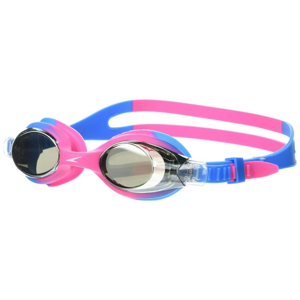 Speedo - anteojos de natación unisex para niños de 3 a 8 años, protección UV, espejado, antiniebla, multicolor