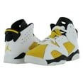 thumbnail image 2 of Little Kid's Jordan 6 Retro White/Yellow Ochre-Black (DV3605 170) - 12, 2 of 3