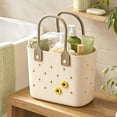 thumbnail image 3 of Women's Waterproof Sandproof Beach Tote Bag - Portable Washable Bag for Beach, Pool & Outdoor Use, 3 of 5