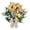 style 1, variant on HioHa Christmas Wreath with Golden Poinsettia & Lights, 16-Inch Front Door Holiday Decor Wreath with Bow & Ornaments