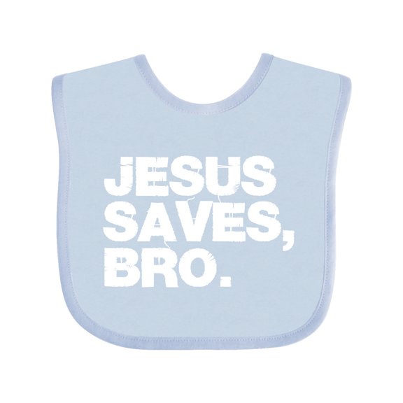 Inktastic Jesus Saves, Bro. Boys or Girls Baby Bib