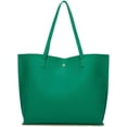 thumbnail image 4 of Women's Soft Faux Leather Tote Shoulder Bag from, Big Capacity Tassel Handbag, 4 of 7