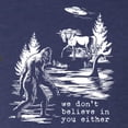 thumbnail image 6 of Wild Bobby We Don't Believe Either Bigfoot Unicorns Women Tri-Blend Racerback Tank Top, 6 of 6