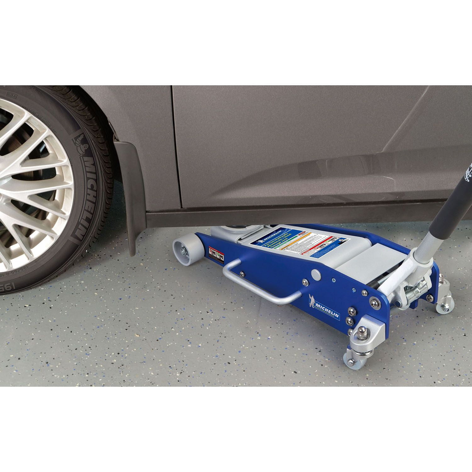 Michelin 2 5 Ton Aluminum Steel Garage Jack Walmart Com