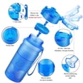 thumbnail image 3 of Botella de agua ZORRI Sport para niños, 500 ml, sin BPA y filtro, 3 of 9