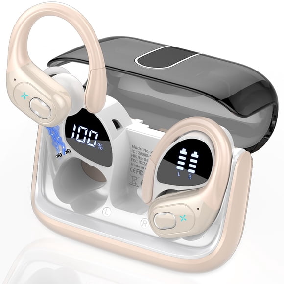 Auriculares inalámbricos Aptkdoe 75hrs Bluetooth 5.4 Headphone Sport