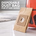 thumbnail image 3 of OVENTE Replacement Dust Bags for ST1600B, Pack of 4, Brown ACPST16704 | Compatible with other vacuum cleaners with similar dust output, Perfect Bundle Set for Efficient Cleanup, 3 of 7