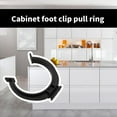 thumbnail image 4 of 100pcs Kitchen Plinth Clip & Brackets Plastic for Secure Kickboard Installation, 4 of 7