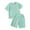 Green, variant on Toddler Boys Casual Outfits Cotton Short Sleeve T-Shirt Shorts Set, Sizes 4-5T