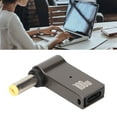 thumbnail image 4 of Type C To DC Adapter, Aluminum Alloy Shell PD Smart Chip Fast Heat Dissipation PD To DC Adapter 100W  for Laptops With 5.5x1.7mm Charging Port, 4 of 8