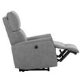 thumbnail image 5 of Luxury Electric Power Recliner Chair, Reclining Chair with USB Charging Ports, Upholstered Foam Lounge Single Sofa for Home Theater Seating, Living Room Bedroom, Gray, 5 of 8