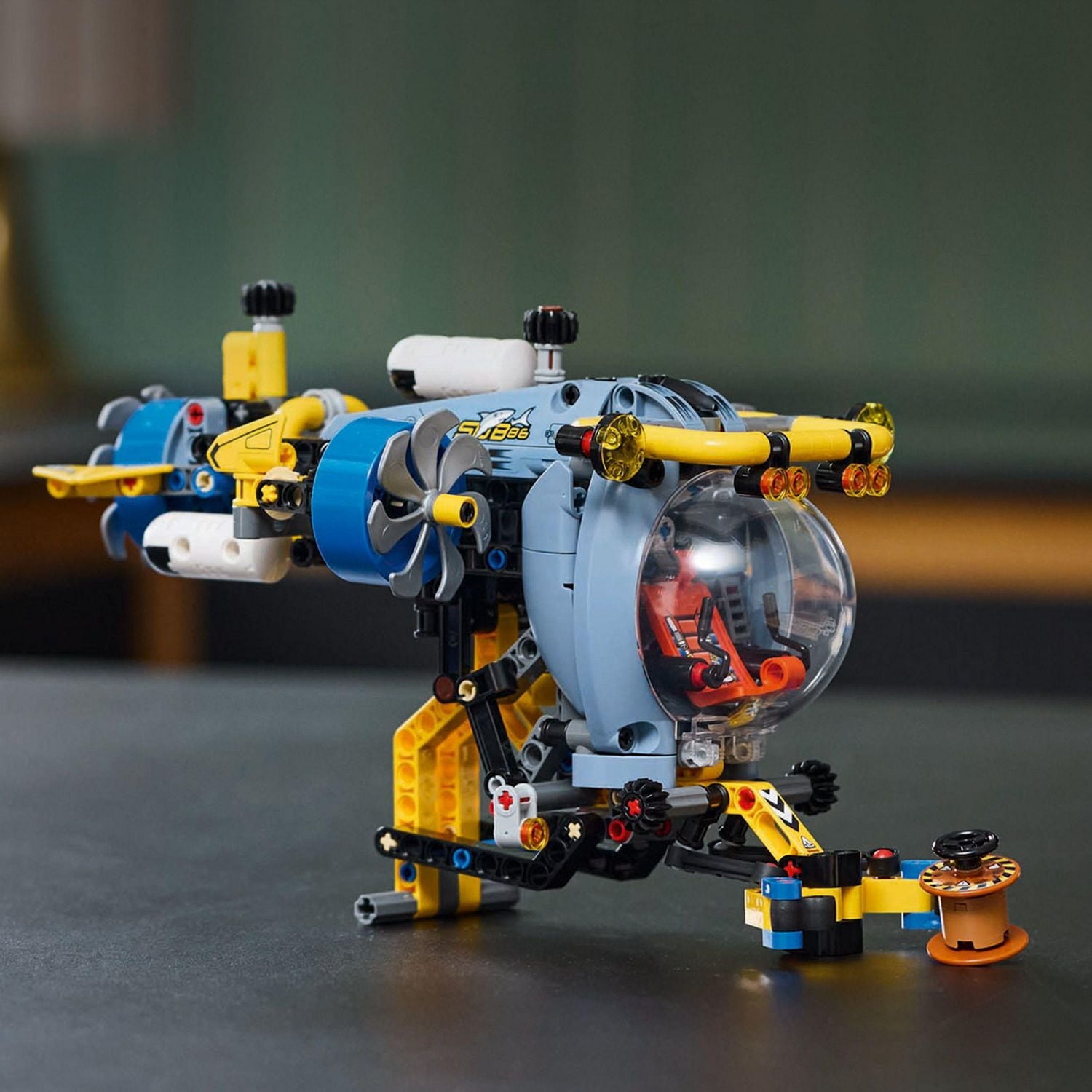 LEGO Technic Deep-Sea Research Submarine Toy - Building Toy for Kids, Boys and Girls, Ages 9+ - Creative and Unique Gift Idea for Birthdays - Movable Propellers and More - 42201, Includes 413 Pieces, Ages 9+