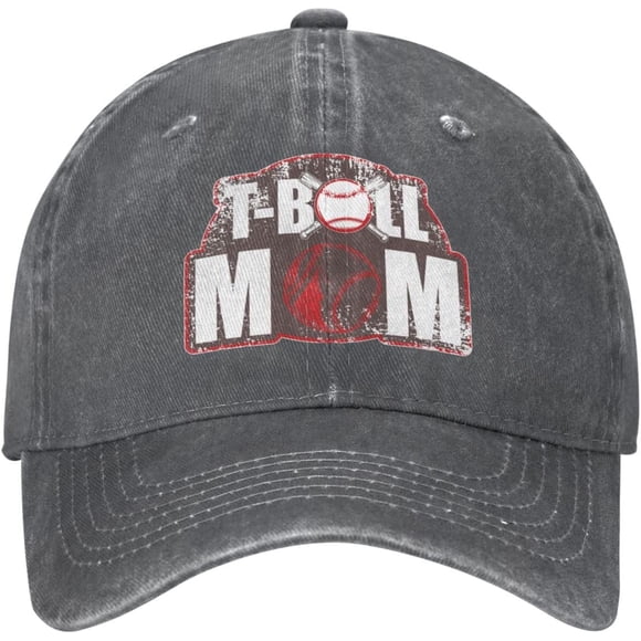 Leopard T-Ball Mama Game Day Womens Running Hat T-Ball Mama Sports Hat for Women's Adjustable Sport Hats